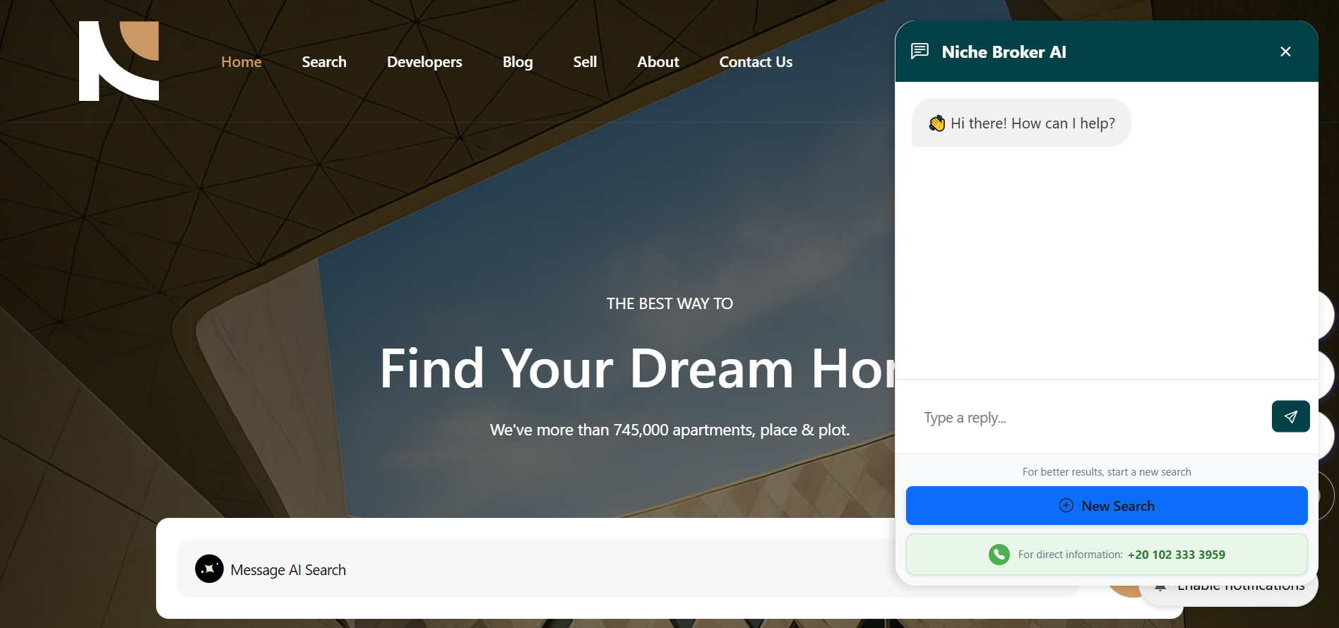 Niche — find a home by chatting with AI